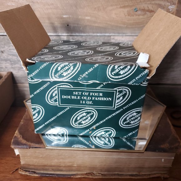 Portmeirion Glassware Set of Four Double Old Fashioned - The Holly & The Ivy - Picture 10 of 10